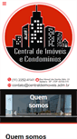 Mobile Screenshot of centraldeimoveis.adm.br